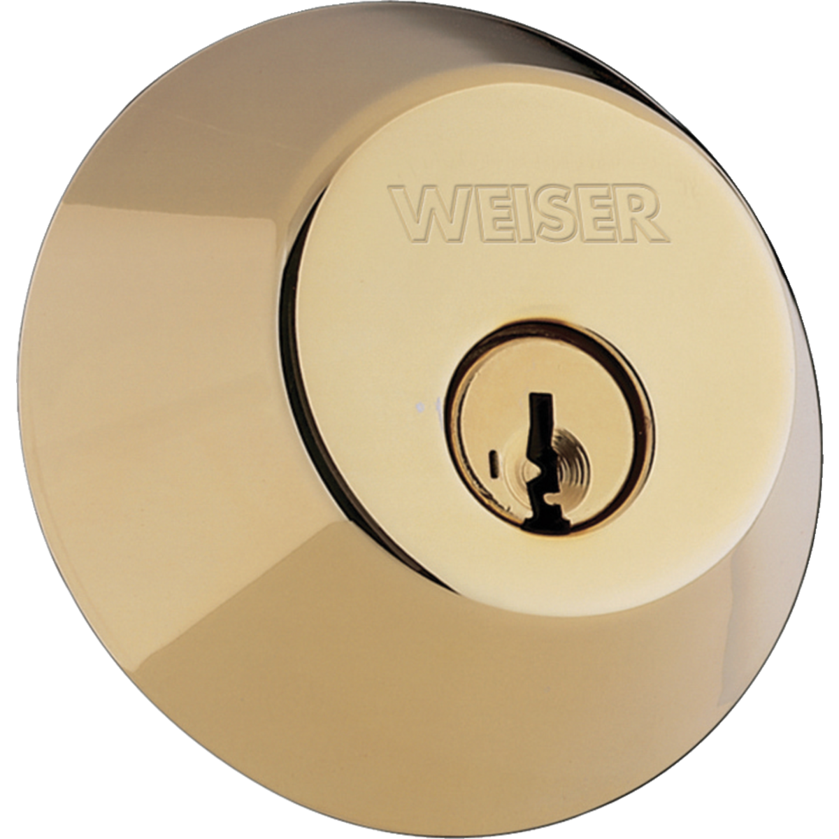 Weiser Polished Brass Double Cylinder Deadbolt with SmartKey Walmart