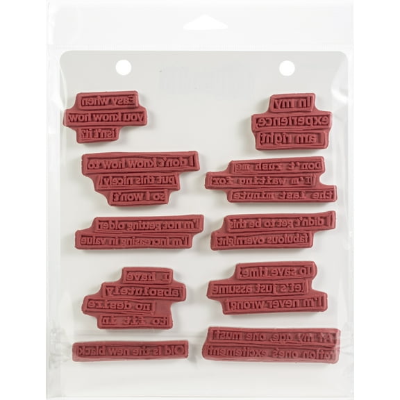 Dyan Reaveley's Dylusions Cling Stamp Collections 8.5"X7"-Old Is The New Black