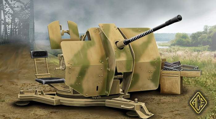1 72 2cm Flak 38 Wwii Artillery Gun D Walmart Com