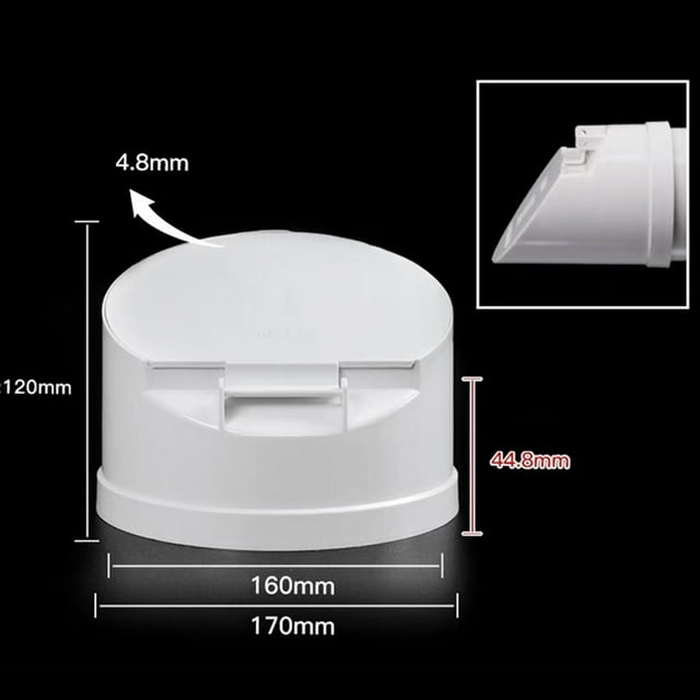 Tapón de drenaje de PVC para desagüe de suelo de ducha, cierre automático, tapa de válvula de desplazamiento, para accesorios de fontanería de jardín. SG