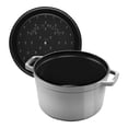 thumbnail image 3 of STAUB La Cocotte 4.75 L Cast Iron Round Tall Cocotte, Graphite-Grey, 3 of 11