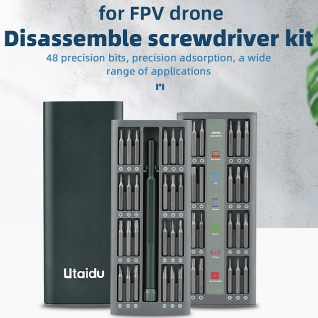 tumgatte Tournevis Machine de Démontage Embout de Précision Adapté pour Outil de Réparation de Drone FPV Économies d'Été