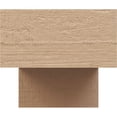 thumbnail image 2 of 12"W x 24"D x 12"H Wide Chapel Hill Rough Cedar Woodgrain TimberThane Corbel, Primed Tan, 2 of 6