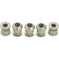 thumbnail image 2 of Wolf Tooth 1x Chainring Bolt Set - 6mm, Dual Hex Fittings, Set/5, Silver, 2 of 2
