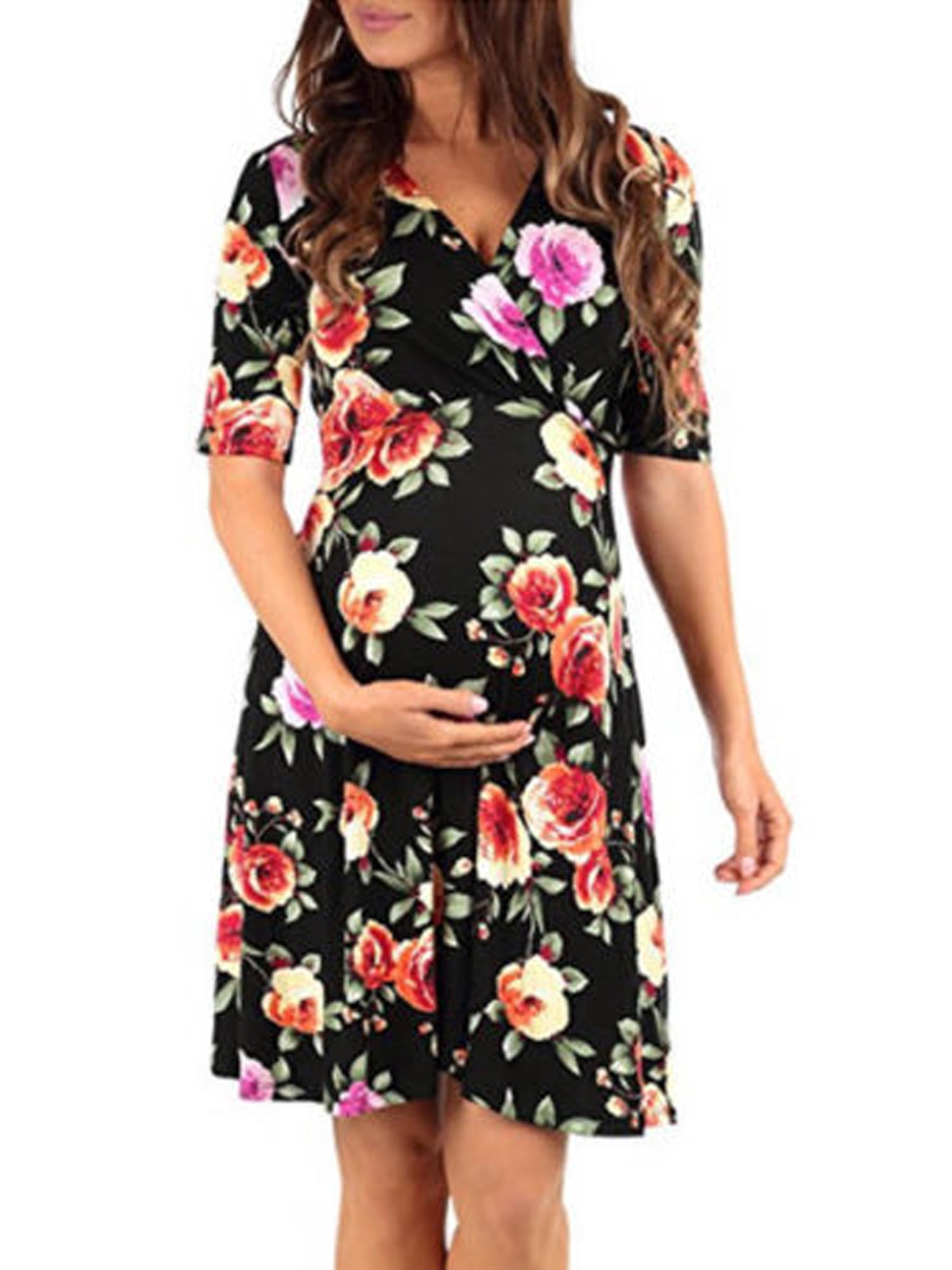 pregnancy wrap dress