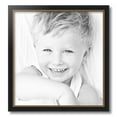 thumbnail image 2 of ArtToFrames 18x19 inch Black Velvet with Gold Picture Frame, Black MDF Poster Frame (4690), 2 of 7
