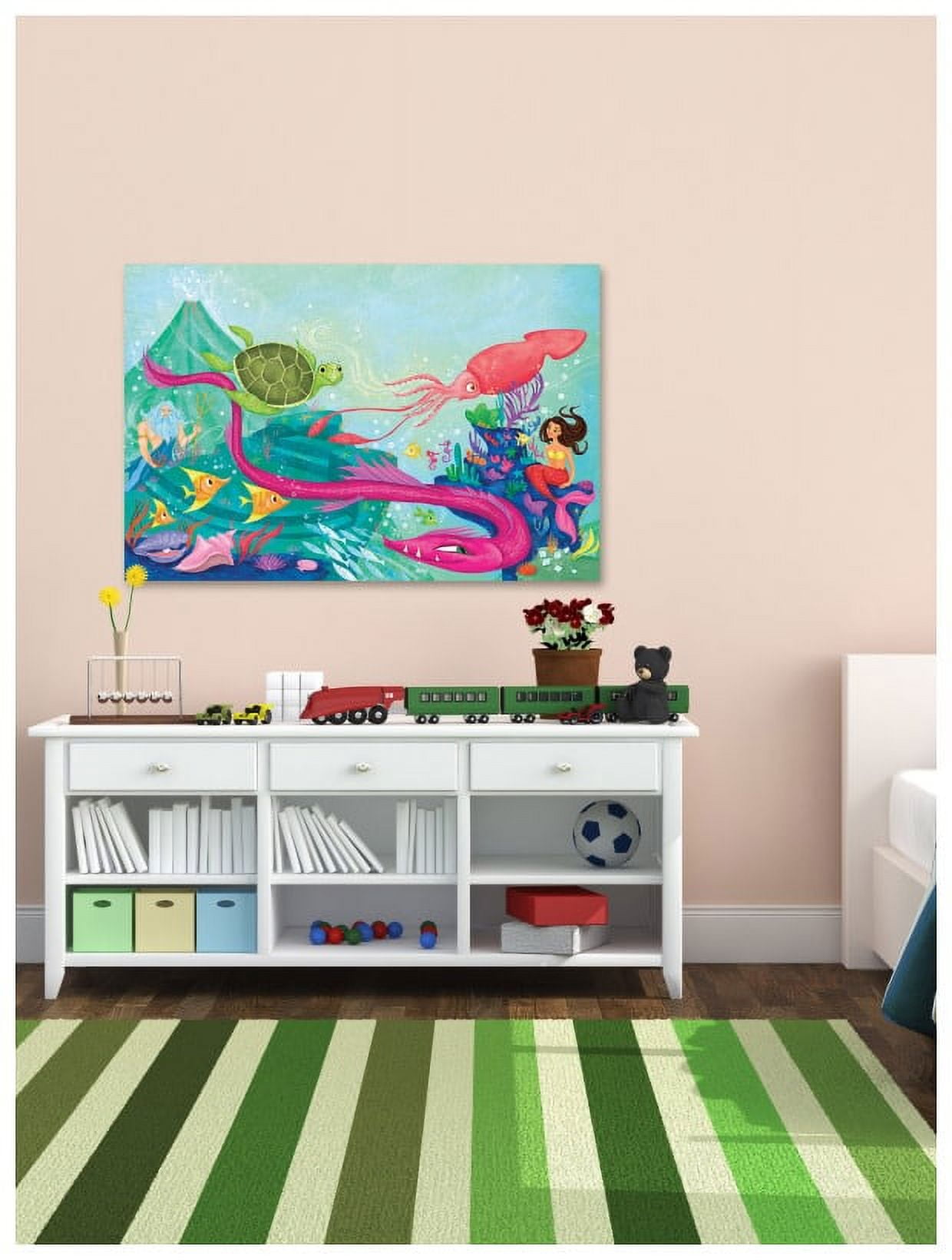 Marmont Hill "Sea Friends" by Curtis Painting Print on Canvas