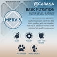 thumbnail image 4 of Cabana Filters 16 x 25 x 1 HVAC Furnace Air Filter Replacement, MERV 8, 6 Pack, 4 of 6