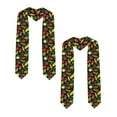 thumbnail image 2 of Haiem Cartoon Vegetables Pattern Graduation Stole 2024 | Premium Satin Sash for Graduation Ceremony, 2 of 7