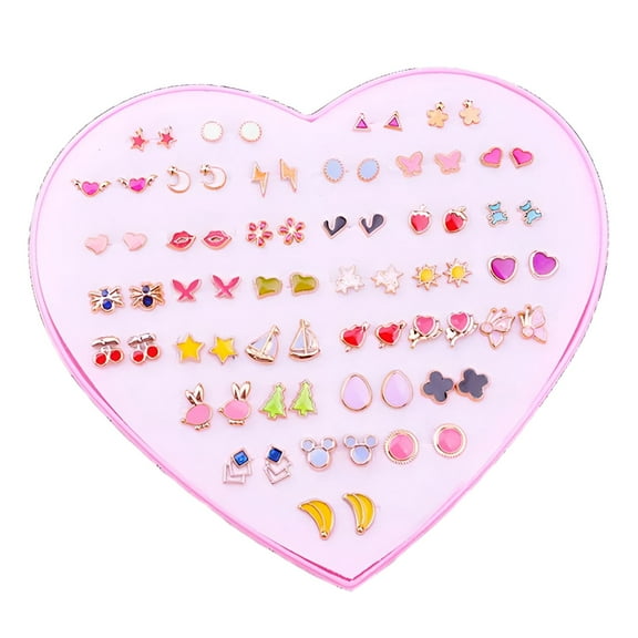 DESIGNICE Colorful Animal Earrings Set,Hypoallergenic Stud Earrings,36 Pack