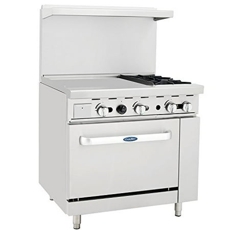 CookRite Liquid Propane Range 2 Burner Hotplates With 24