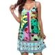 thumbnail image 2 of WILLBEST Vestido Floreado Mujer Verano 2025 Nueva Falda Midi Con Tirantes Estampada Y Cuello En V Sin Mangas Belleza Para Mujer Moda, 2 of 4