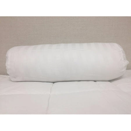 Bowser Stripe - Koni Bolster Pillow Cover, White Striped, 8