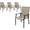 Brown, variant on UDPATIO Patio Chairs Set of 2, Outdoor Dining Chairs High Back with All Weather Breathable Textilene, Metal Frame for Lawn Garden Backyard Deck, Grey White