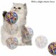 thumbnail image 5 of 2 bolas de juguete para gatos, juegos interactivos para gatos, bolas de lana grandes y coloridas para gatos para mascotas. JAMW Sencillez, 5 of 5