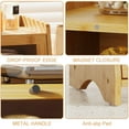 thumbnail image 2 of Bamboohomie Bamboo Bread Box for Homemade Bread, Kitchen Countertop Storage with Transparent Door Panel, Farmhouse Organizer, Natural, 2 of 7