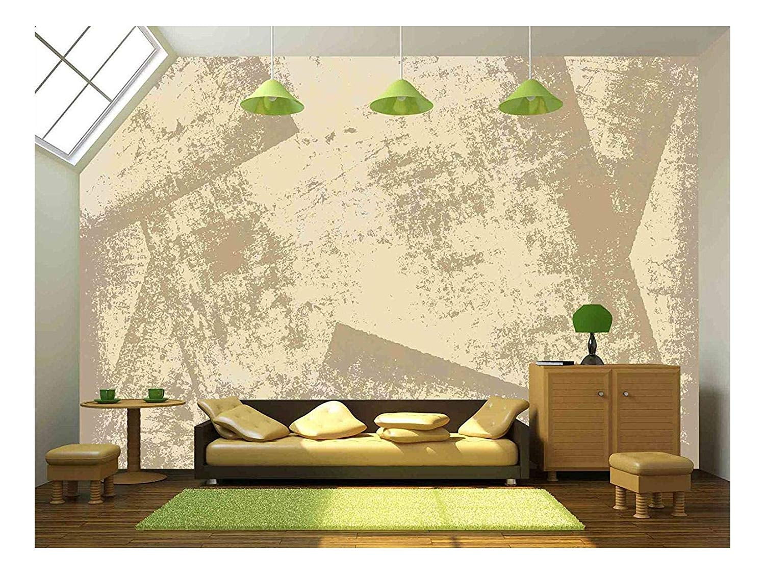 Wall26 Grunge Overlapping Sheets of Paper Background Removable Wall