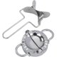 thumbnail image 1 of Jinyi Dumplings Mold Set Dumpling Skin Maker H Press Tool For Kit Pinch H Pie Ravioli(1set, Silver), 1 of 5