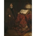 thumbnail image 2 of Abraham van den Hecken 19x24 Gold Ornate Framed and Double Matted Museum Art Print Titled - Cornelis Jansz Meyer (1629-1701), Hydraulic Engineer (1650 - 1655), 2 of 4