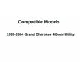 thumbnail image 2 of Driver Left Side Rear Door Window Door Glass Compatible with Jeep Grand Cherokee 1999-2004 Models, 2 of 5