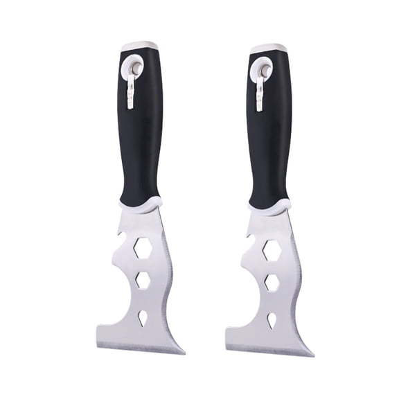 2‑Pack Stainless Steel Scrapers – Multi‑Tool for Paint Removal, Cleaning & Surface Repair
