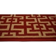 thumbnail image 5 of Ancient Greek Style Design Red Color Rug Runner Printed Slip Resistant Rubber Back Latex Runner Rug (Red, 1'11" x 7'), 5 of 8