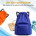 thumbnail image 4 of Mini Travel Bag Swimming Bag Waterproof Drawstring Bag Outdoor Backpack, 4 of 8