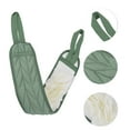 thumbnail image 3 of Unique Bargains Wheat Pattern Loofah Body Scrub Towel Exfoliating Towel Green, 3 of 6