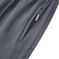 thumbnail image 5 of RKSTN Ice Silk Gym Shorts for Men Quick Dry Plus Size Drawstring Waist Straight Leg Sporty 5 Inch Jogging Training Summer Shorts with Pockets (Gray ,XXXL), 5 of 6