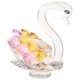 thumbnail image 2 of Small Crystal Swan Ornament for Living Room and Bedroom Tabletop 2pcs, 2 of 5