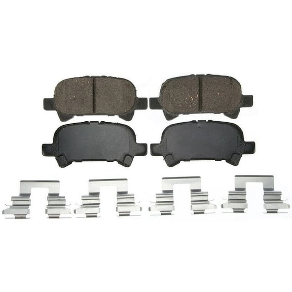Rear Brake Pad Set - Compatible with 2000 - 2006 Toyota Camry 2001 2002 2003 2004 2005