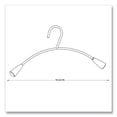 thumbnail image 3 of Alba Metal & Wood Clothing Hangers, 6 Pack, 3 of 3