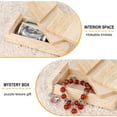 thumbnail image 3 of Impossible Puzzle Box Secret Money Box Mini 3D Brain Teaser Toy Cash Card Boxes Surprise Wooden Magic Box, 3 of 8