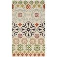 thumbnail image 2 of SAFAVIEH Wyndham Fionntan Abstract Floral Wool Area Rug, Ivory/Multi, 7' x 7' Square, 2 of 10