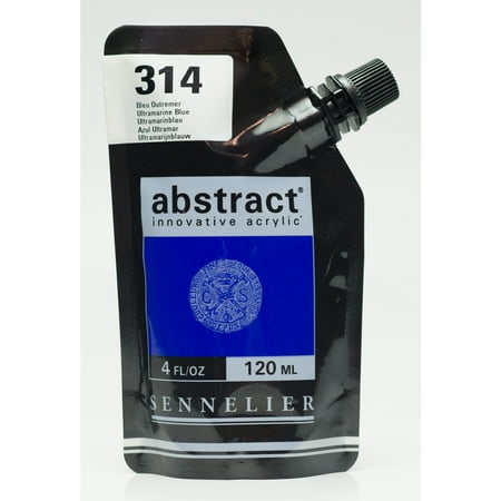 UPC: 3046450042150 | Sennelier Abstract Acrylic 120ml Satin Ultramarine Blue