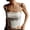 White, variant on Women's Tees And Tanks And Womens Top Short Tops Women Lace up Top Women Sequin Crop Top Womens Camisole Tank Tops Cowl Neck Silk Shirts For Women Dressy Tank Top Women's Satin Blouses