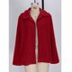 thumbnail image 4 of Sudadera con capucha para mujer,Abrigo de forro polar sintético para mujer, informal, de manga larga, mezcla de poliéster, cuello redondo y bolsillos, para estar en casa, sopatenor, 4 of 7