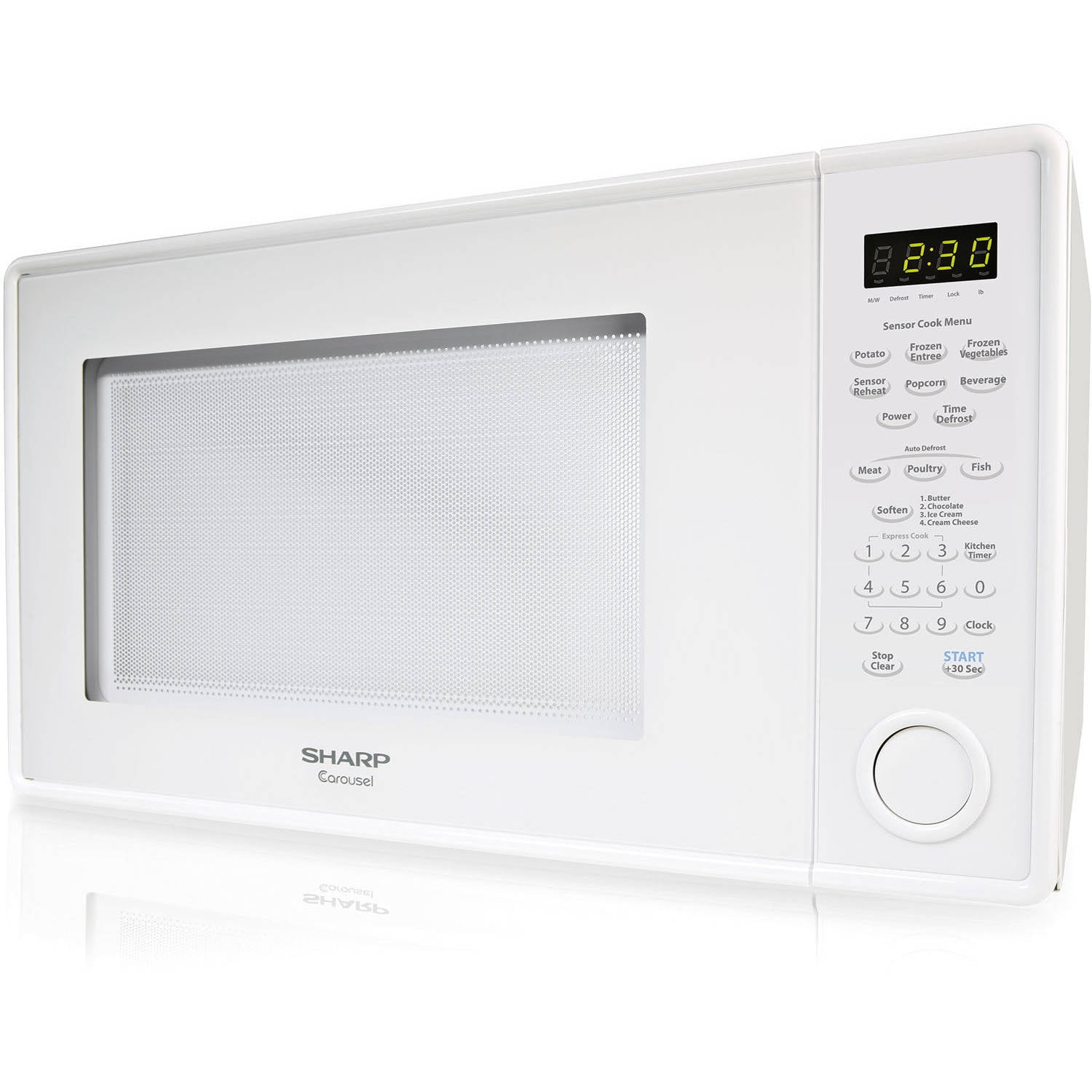 Sharp R559yw Carousel Countertop Microwave Oven 1 8 Cu Ft 1100w Sharp R559yw Carousel Countertop Microwave Oven 1 8 Cu Ft 1100w White