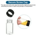 thumbnail image 5 of 20ml Clear Glass Vials, 15 Pack Sample Vials with Screw Cap Reagent Media Bottle with Labels Leak-Proof Liquid Sample Glass Vial for Lab Laboratory, 5 of 6
