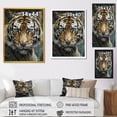 thumbnail image 4 of Designart "Yellow Tiger Portrait" Animals Tiger Canvas Print, 4 of 5