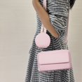thumbnail image 5 of Small Solid Color Shoulder Bag for Women Zipper Crossbody Bags PU Leather Satchel with Detachable Coin Pouch for Daily Use Commuting Shopping, 5 of 8