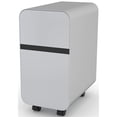 thumbnail image 2 of Mobile Storage Pedestal Steel File Cabinet on Casters in Non-Pourus Light Gray, 2 of 3