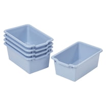 Scoop Front Plastic Storage Bins