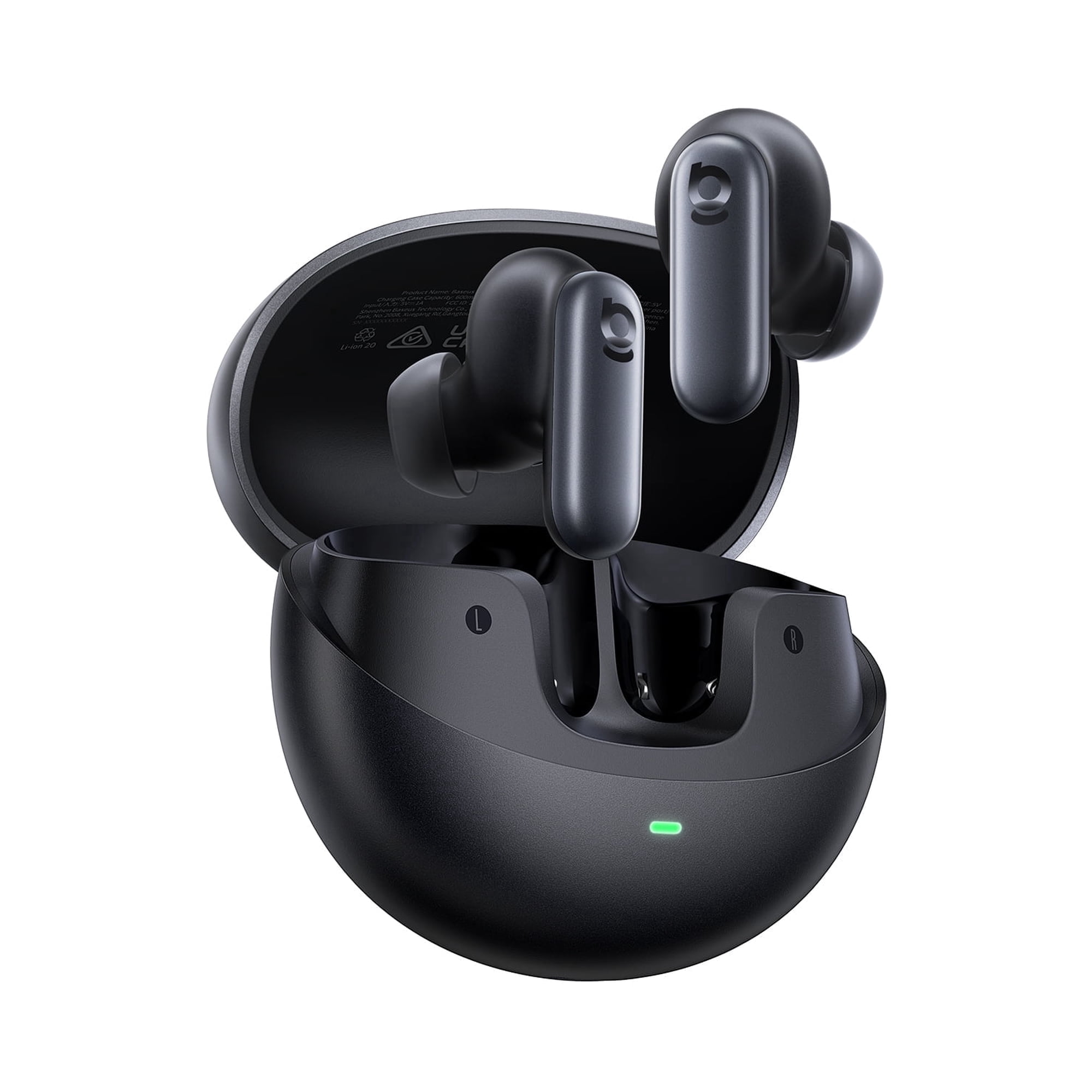 Baseus Adaptive Noise Cancelling Earbuds, , Dolby Audio, Premium Real-Time Adaptive ANC, Adaptive Tuning Sound, Natural Fit Design, 6-Mic Adaptive Clear Calls, 45H Playtime, Inspire XP1