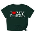 thumbnail image 2 of Meichang T-Shirts Graphiques pour Femmes Valentines Day T-Shirts Mignons à Cœur T-Shirts Graphiques Décontractés à Col Rond Hauts à Manches Courtes Coupe Ample T-Shirts de Fête Valentines Day, 2 of 5
