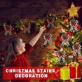 thumbnail image 6 of Dalrosia Christmas Bows Buffalo Plaid Bow Checkered Ribbon Bow with Pine Cone Christmas Tree Decoration Bows for Christmas Parties Christmas Trees Indoor Crafts, 6 of 6