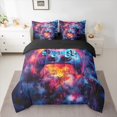 thumbnail image 2 of jejeloiu Game Console Bedding Comforter Set 7-Piece,Gamer Gaming King Bedding Sets,Orange Blue Bed Sheets For Boys,Breathable Bedroom Decorative Reversible, 2 of 8