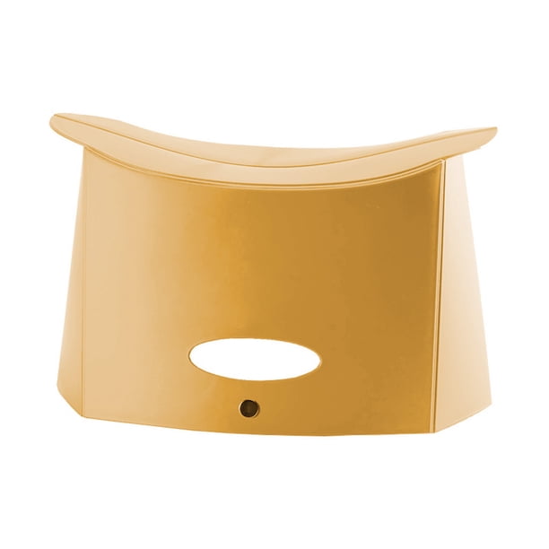 Cateissary Taburete plegable portátil, banco de silla de plástico antideslizante para exteriores, para baño y Camping Muebles de casa de muñecas