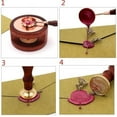 thumbnail image 4 of Wax Seal Warmer Wooden Handle Melting Spoon Kit Sealing Wax Oven Tool For Wedding Wax Envelope Seal Stamp/ candle aromatherapy, 4 of 9