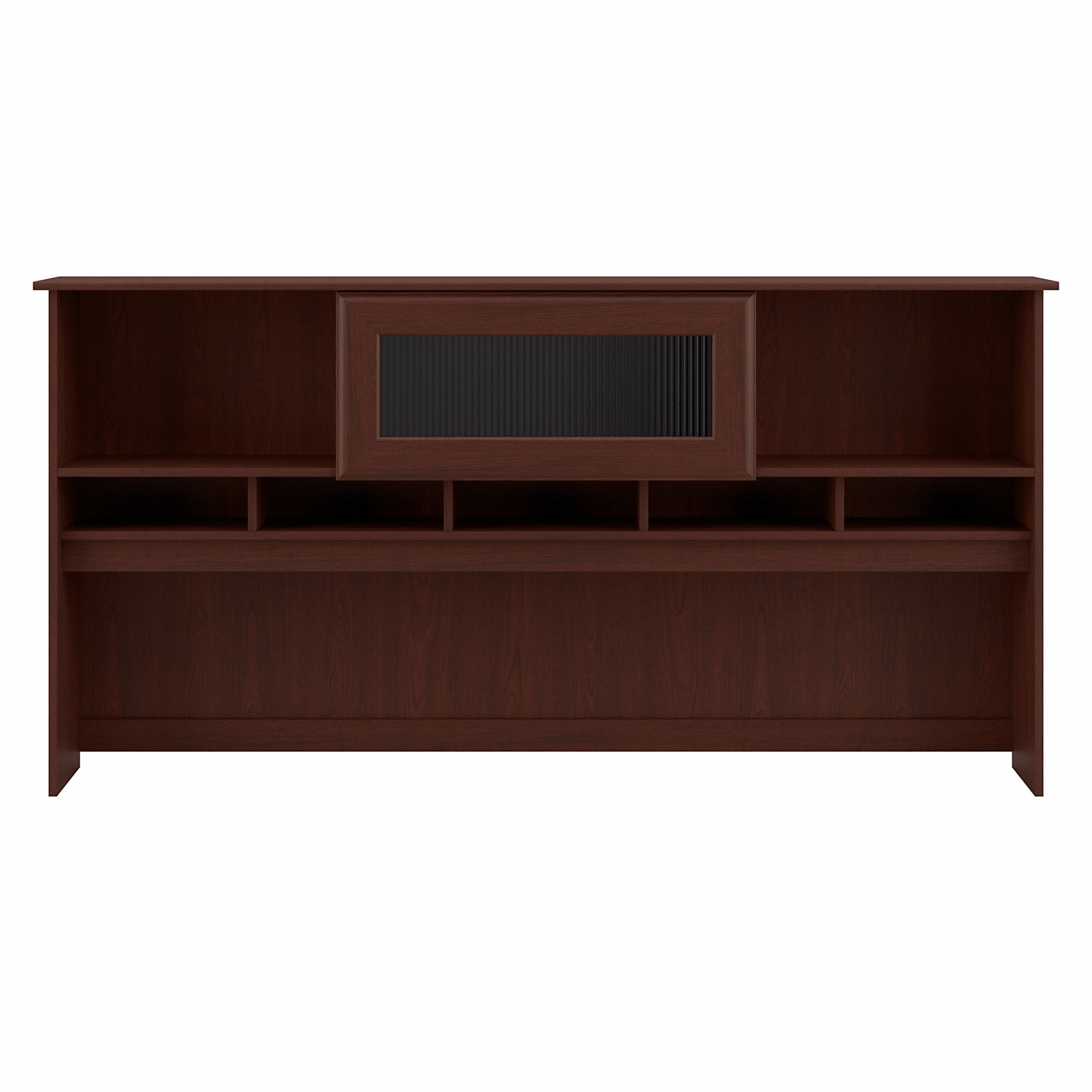 Cabot Modern 72W Hutch with Storage, Fits 72 W Desk (sold separately) in Harvest Cherry - image 4 of 8